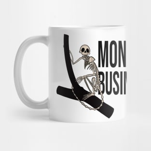 Monkey Business Skeleton Mug